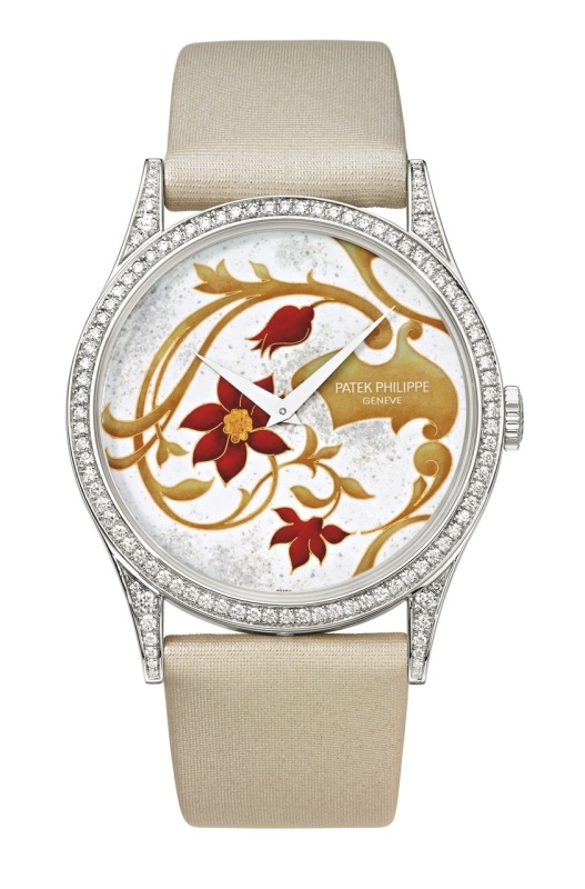 Patek Philippe 5077/100P-014 : Calatrava 5077 Floral Arabesques