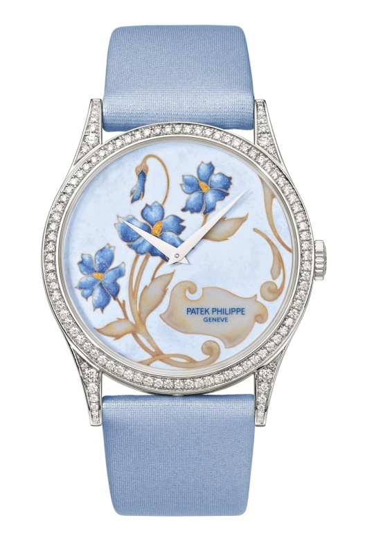 Patek Philippe 5077/100P-015 : Calatrava 5077 Floral Arabesques