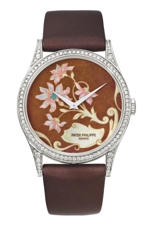 Patek Philippe 5077/100P 013 : Calatrava 5077 Floral Arabesques