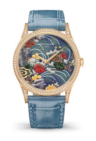 Patek Philippe 5077/100R-057 : Calatrava 5077 Kimonos with Floral Patterns