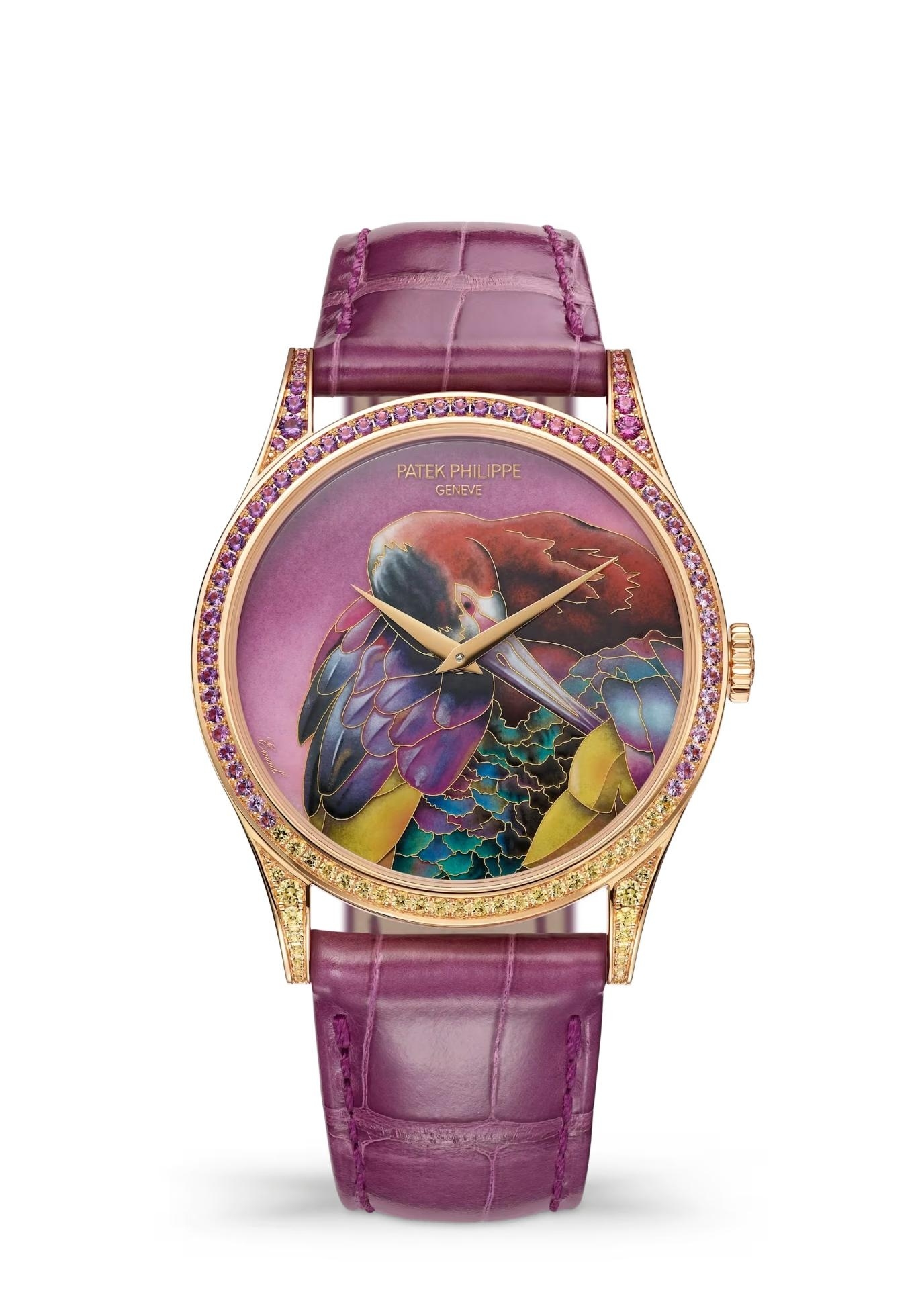 Patek Philippe 5077/213R-001 : Calatrava 5077 Rose Gold / White-Faced Ibis
