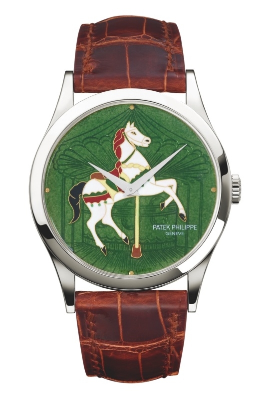Patek Philippe 5077P-061 : Calatrava 5077 Carousel Green