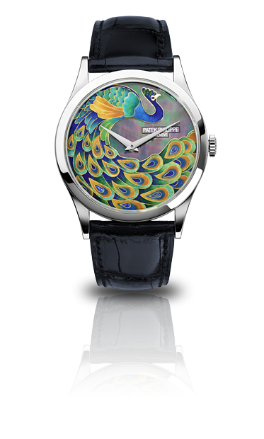 Patek Philippe 5077P-069 : Calatrava 5077 Peacocks