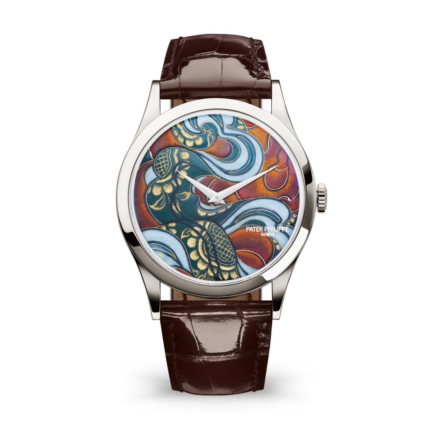 Patek Philippe 5077P-103 : Calatrava 5077P Bhutan Textiles