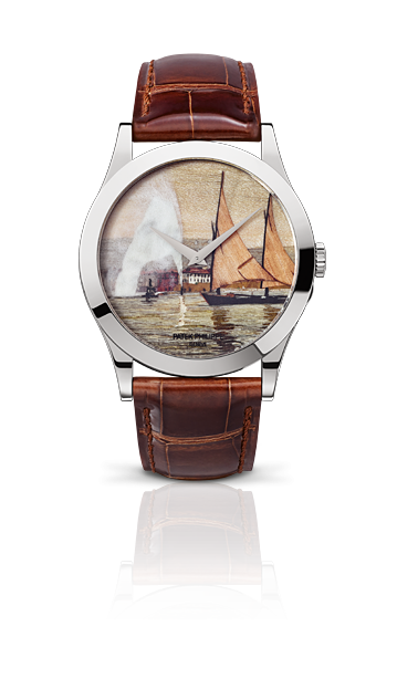 Patek Philippe 5089G-018 : Calatrava Lakeside Scenes 5089
