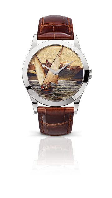 Patek Philippe 5089G-019 : Calatrava Lakeside Scenes 5089