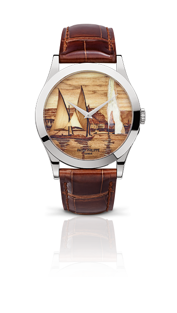 Patek Philippe 5089G-020 : Calatrava Lakeside Scenes 5089