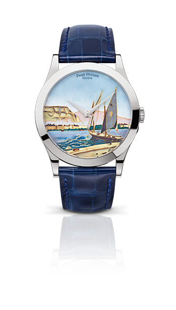 Patek Philippe 5089G-035 : Calatrava Lake Geneva Barques 5089