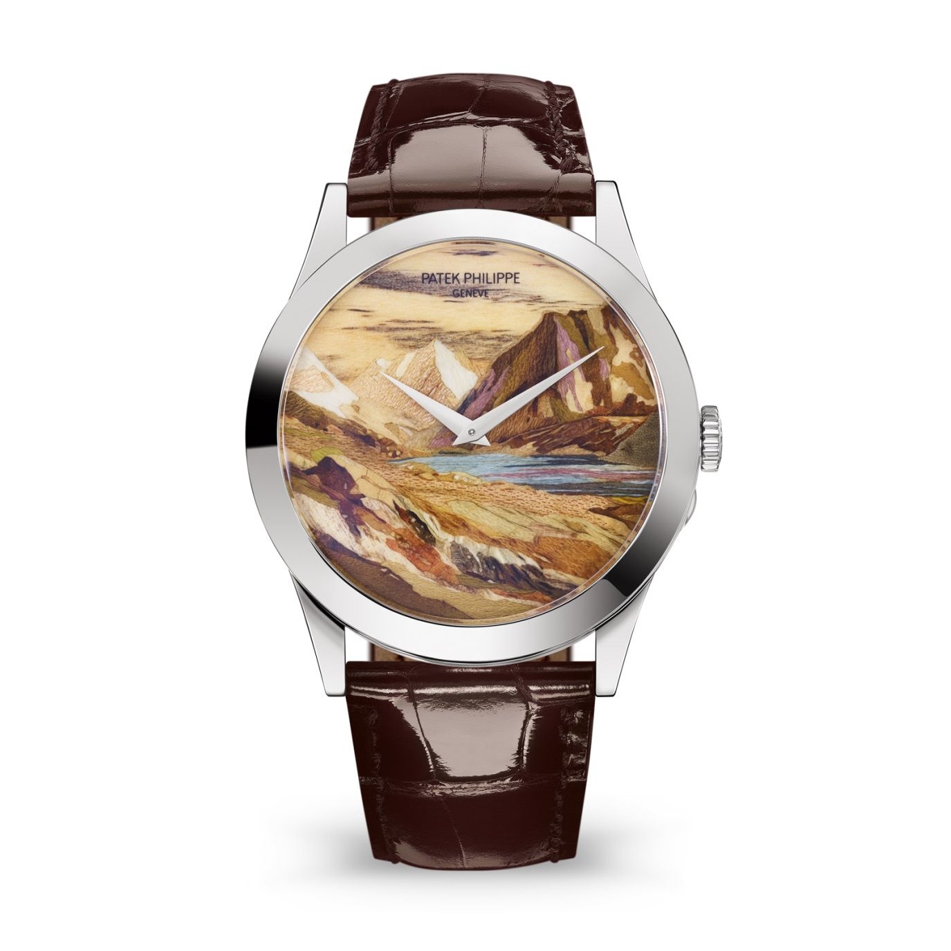 Patek Philippe 5089G-060 : Calatrava 5089 Swiss Alps / Lac d’Emosson