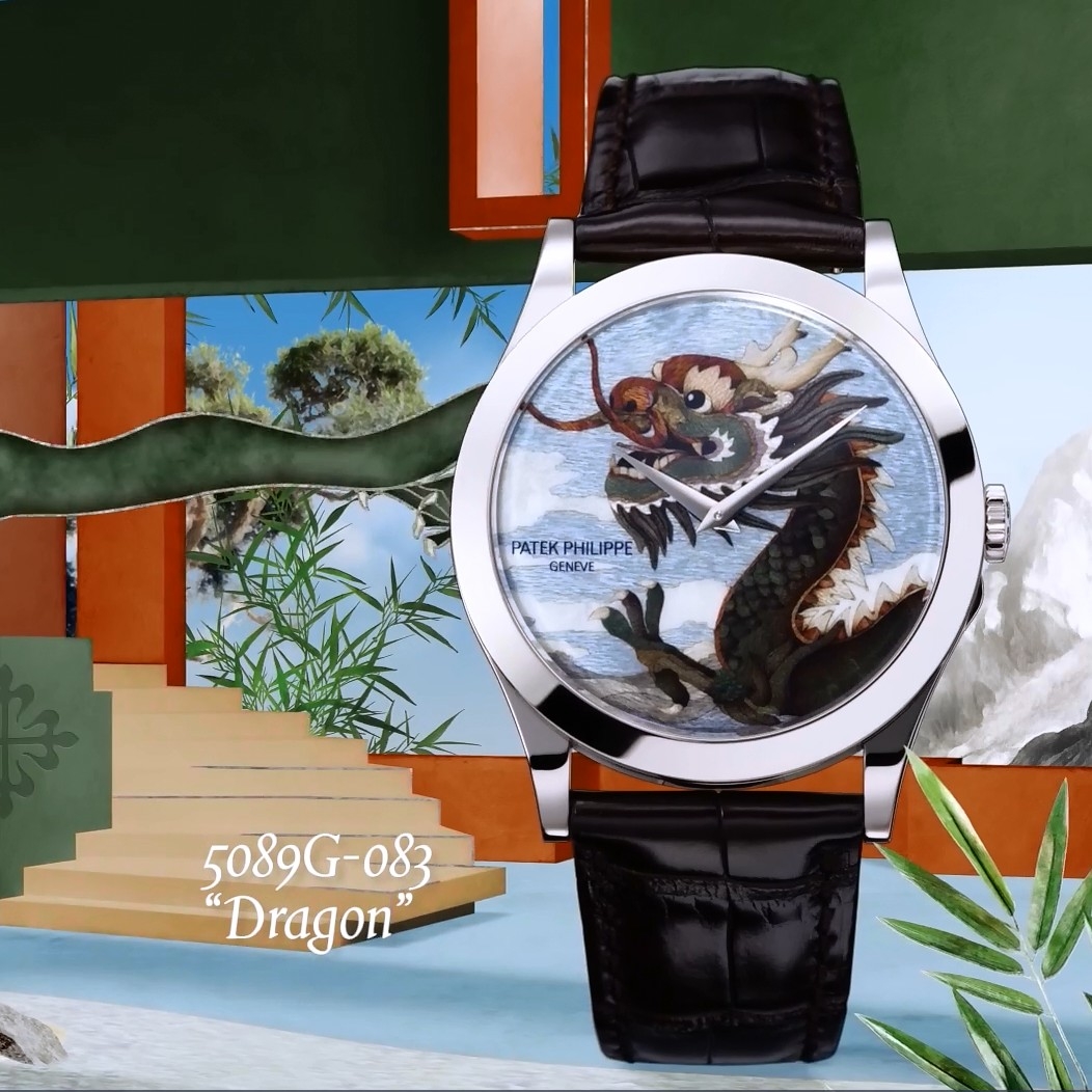 Patek Philippe 5089G-083 : Calatrava 5089 White Gold / Dragon