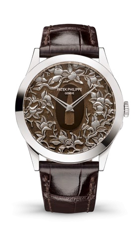 Patek Philippe 5089G-124 : Calatrava 5089 Tsuba – Oranges and Flowers