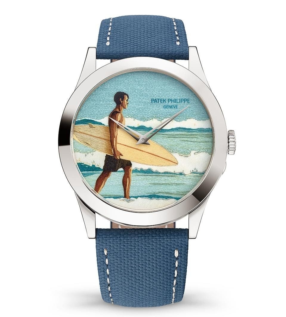 Patek Philippe 5089G-129 : Calatrava 5089G Morning on the Beach