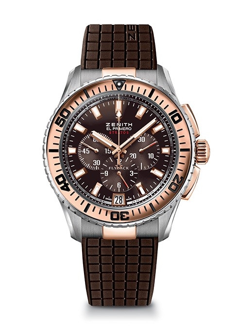 Zenith 51.2061.405/75.R516 : El Primero Stratos Flyback Two Tone