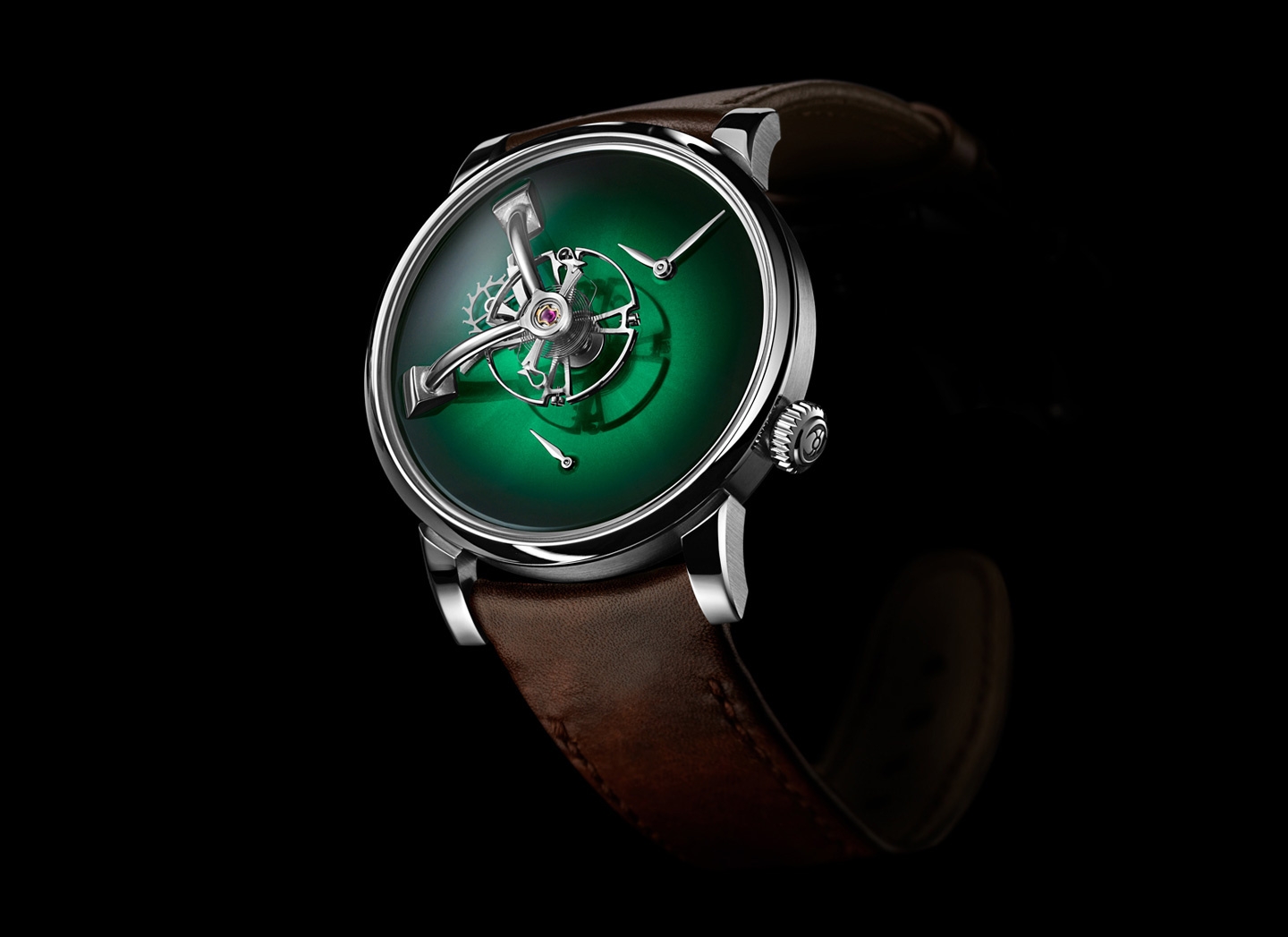 MB&F 51.SL.MG : Legacy Machine LM101 Moser Cosmic Green