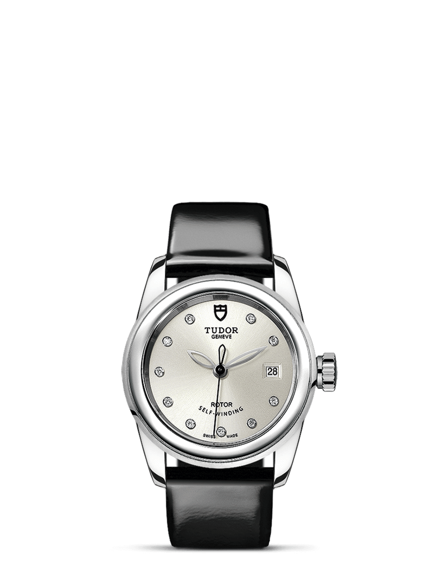 Tudor 51000-0019 : Glamour Date 26 Stainless Steel / Silver-Diamond / Strap