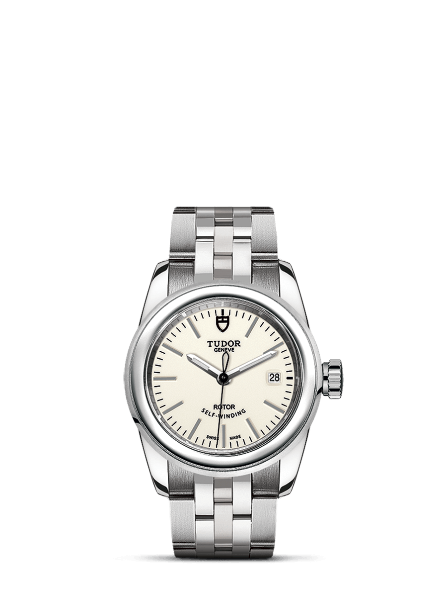 Tudor 51000-0027 : Glamour Date 26 Stainless Steel / Opaline / Bracelet