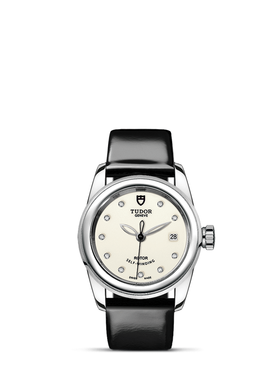Tudor 51000-0030 : Glamour Date 26 Stainless Steel / Opaline-Diamond / Strap