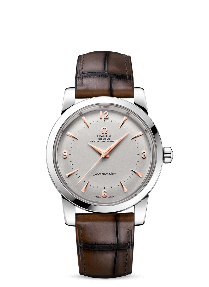 Omega 511.93.38.20.99.002 : Seamaster 1948 Central Seconds Platinum / Silver / Alligator