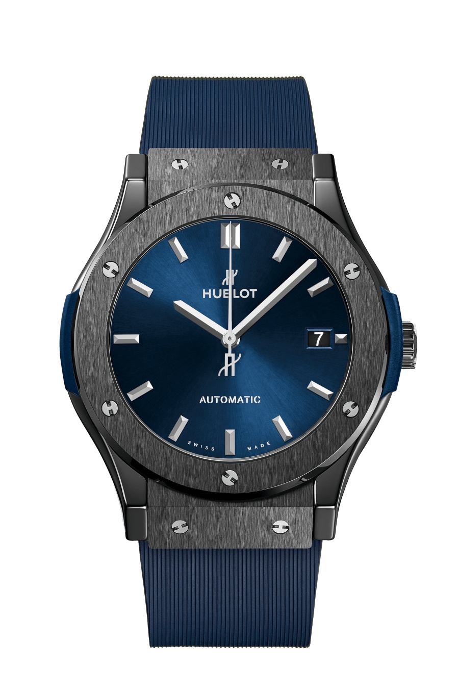 Hublot 511.CM.7170.RX : Classic Fusion 45 Ceramic / Blue / Rubber