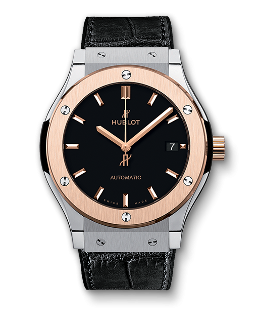 Hublot 511.NO.1181.LR : Classic Fusion 45 Titanium / King Gold / Black