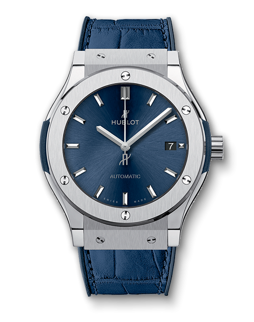Hublot 511.NX.7170.LR : Classic Fusion 45 Titanium / Blue