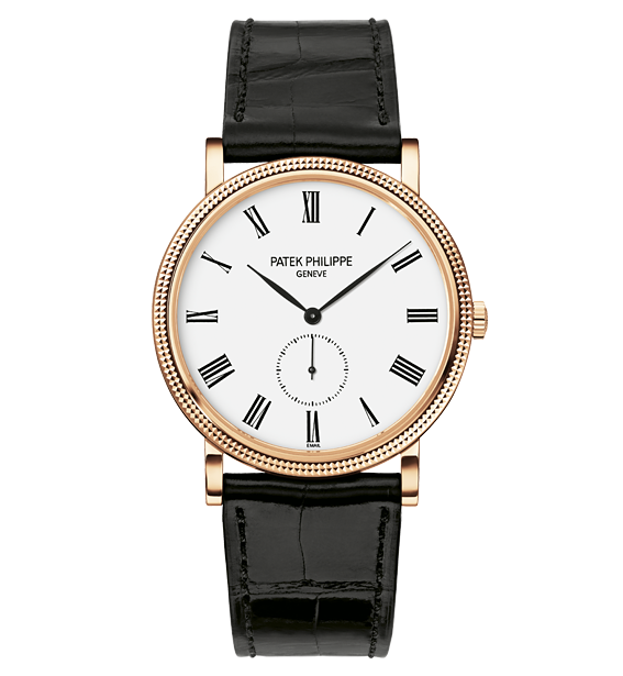 Patek Philippe 5116R-001 : Calatrava 5116 Rose Gold / White
