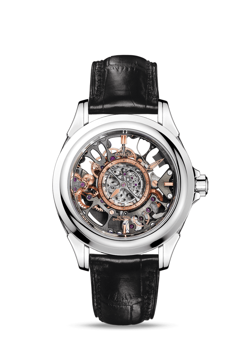 Omega 513.93.39.21.99.001 : De Ville Tourbillon Co-Axial Platinum / Skeleton