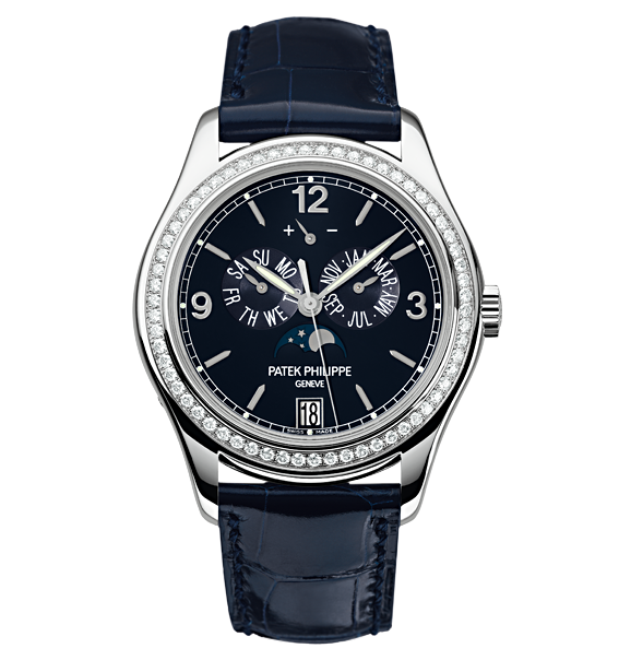 Patek Philippe 5147G-001 : Annual Calendar 5147 White Gold / Navy Blue