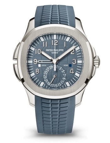 Patek Philippe 5164G-001 : Aquanaut Travel Time 5164 White Gold / Blue
