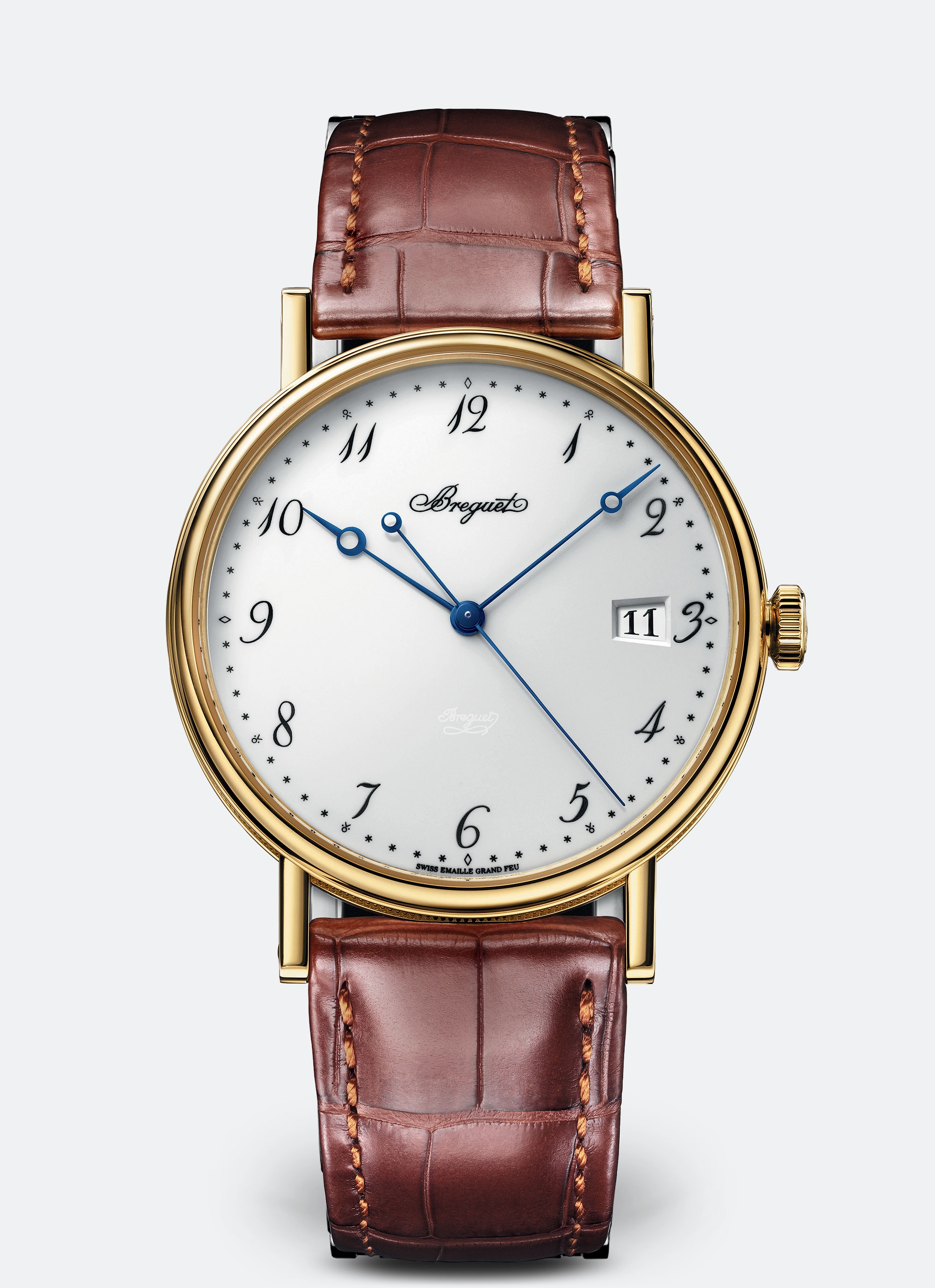 Breguet 5177BA/29/9V6 : Classique 5177 Yellow Gold / White Enamel
