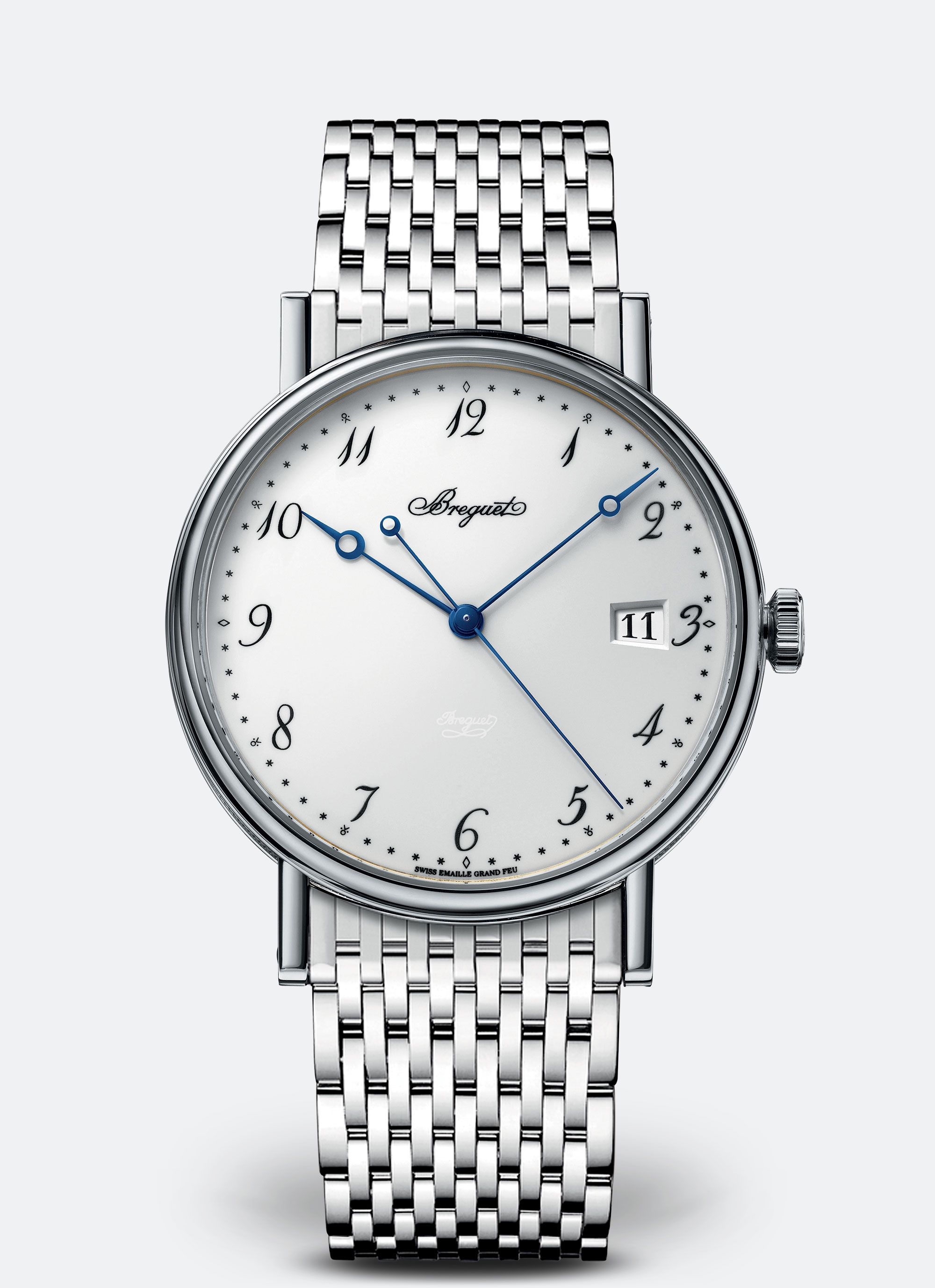 Breguet 5177BB/29/BV0 : Classique 5177 White Gold / White Enamel / Bracelet