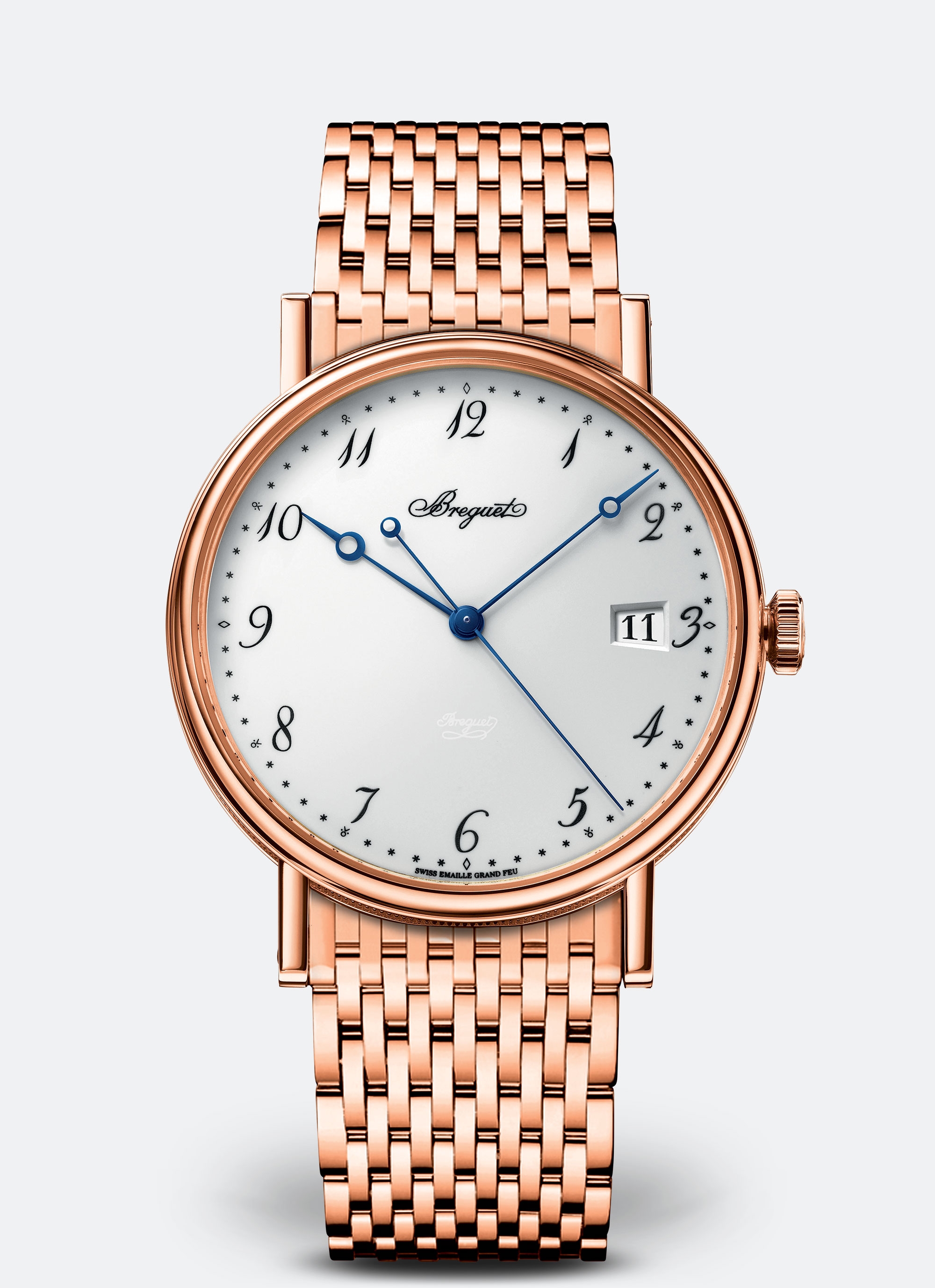 Breguet 5177BR/29/RV0 : Classique 5177 Rose Gold / White Enamel / Bracelet