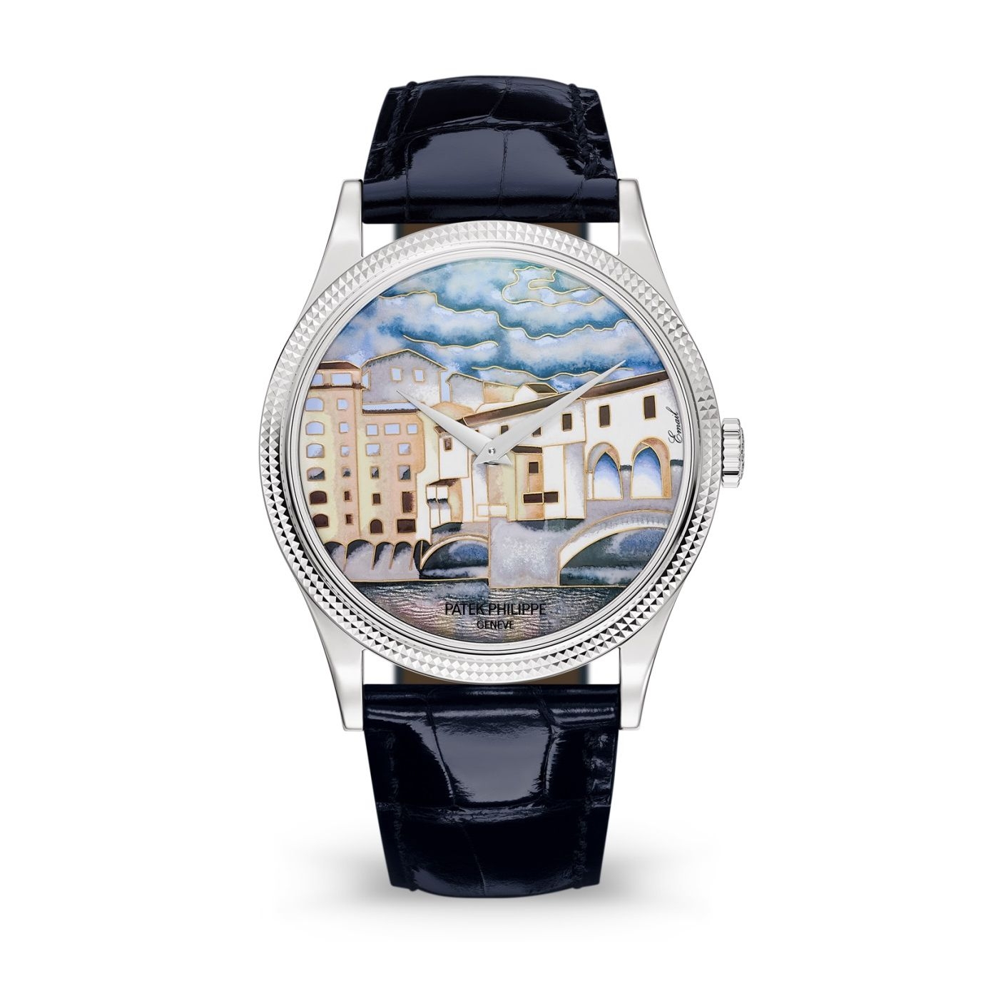 Patek Philippe 5177G-011 : Calatrava 5177G Italian Scenes / Ponte Vecchio