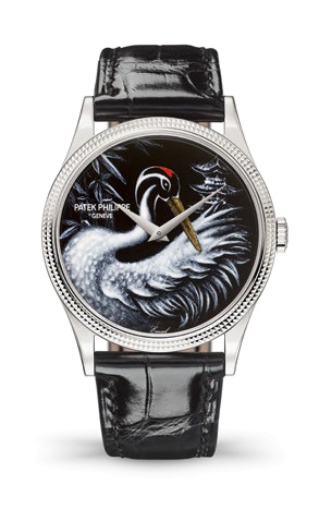 Patek Philippe 5177G-033 : Calatrava 5177 Red-Crowned Cranes