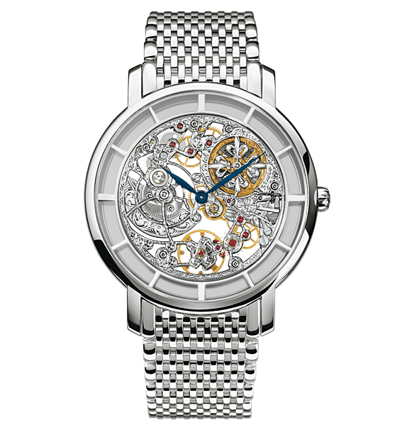 Patek Philippe 5180/1G-010 : Calatrava  5180 White Gold / Skeleton / Bracelet