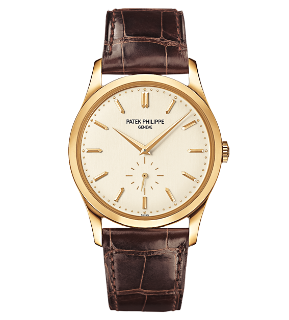 Patek Philippe 5196J-001 : Calatrava 5196 Yellow Gold / Silver