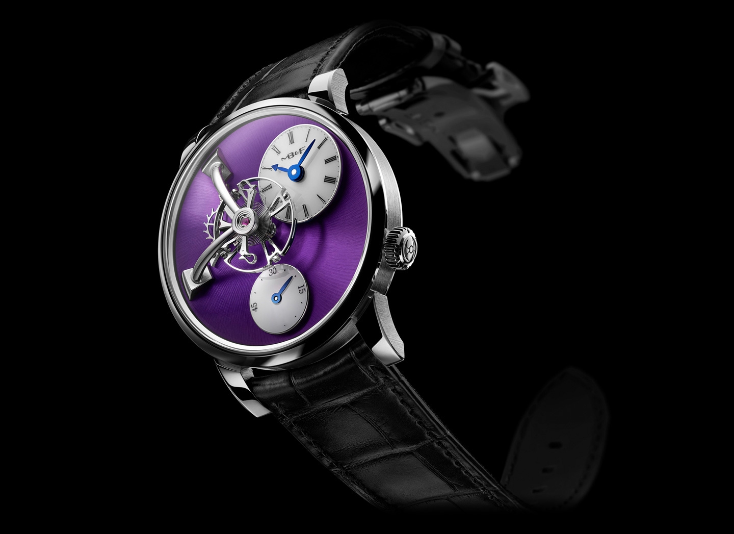 MB&F 52.WL.P : Legacy Machine  LM101 White Gold / Purple