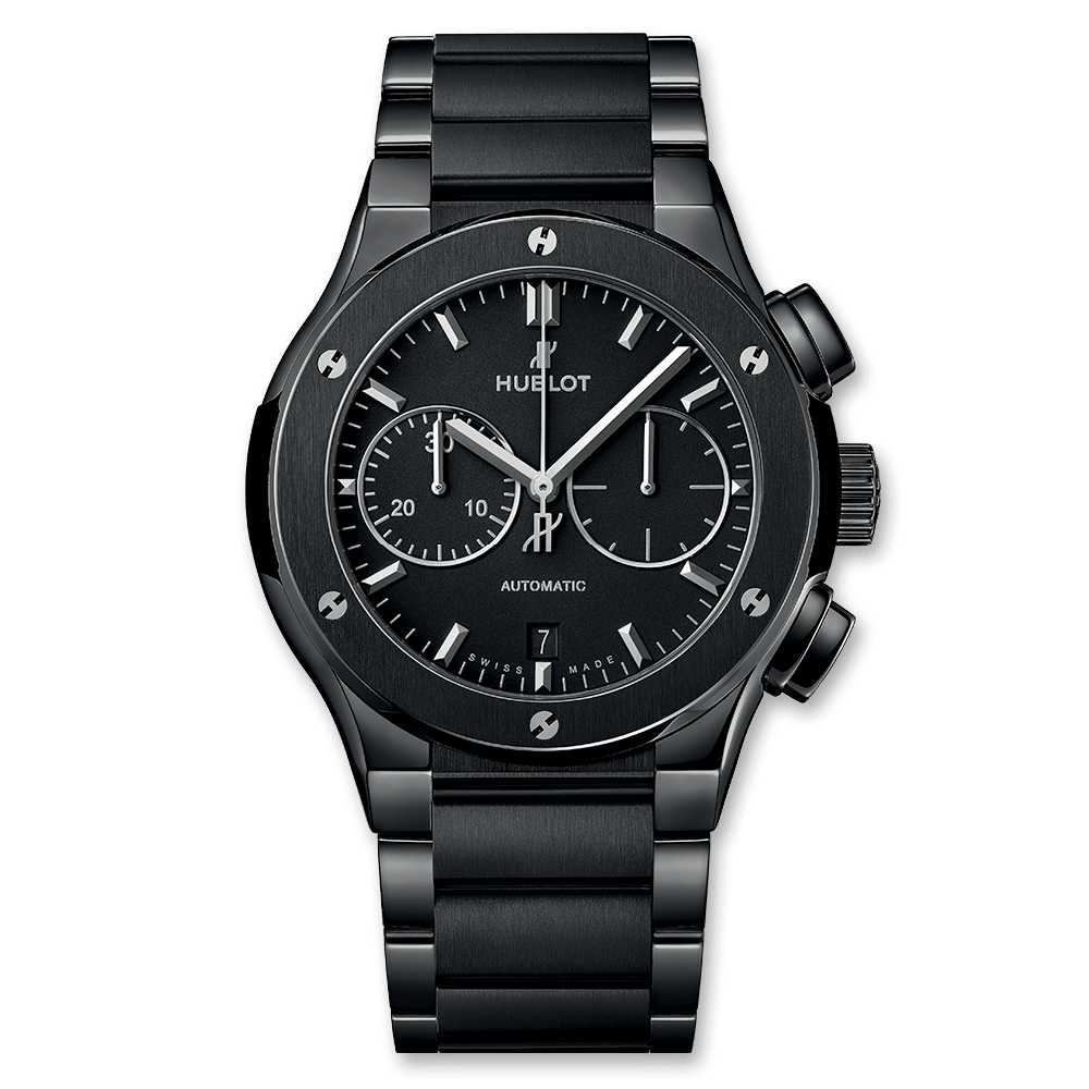 Hublot 520.CM.1170.CM : Classic Fusion 45 Chronograph Black Magic / Bracelet