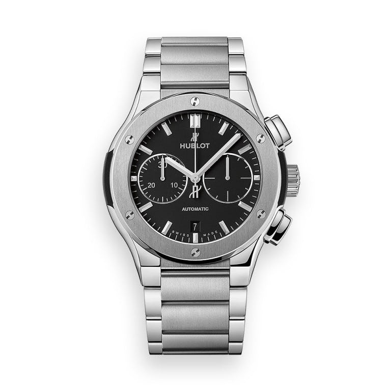 Hublot 520.NX.1170.NX : Classic Fusion 45 Chronograph Titanium / Black / Bracelet