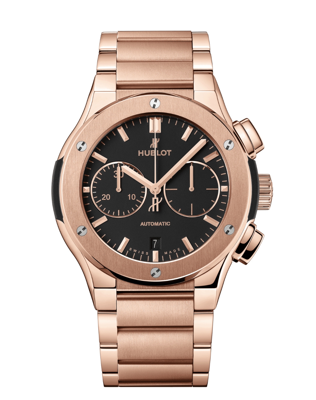 Hublot 520.OX.1180.OX : Classic Fusion 45 Chronograph King Gold / Black / Bracelet