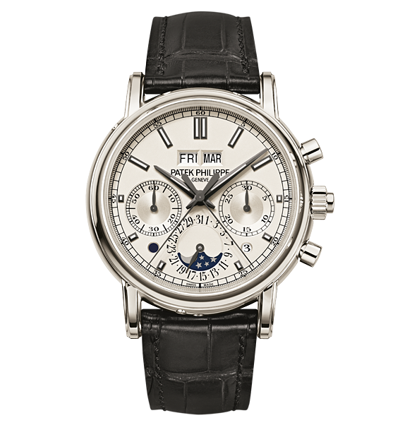 Patek Philippe 5204P-001 : Perpetual Calendar Split-Seconds  Chronograph 5204 Platinum / Silver