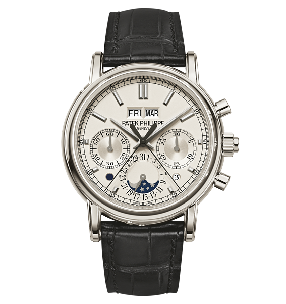 Patek Philippe 5204P-010 : Perpetual Calendar Split-Seconds Chronograph 5204 Platinum / Silver