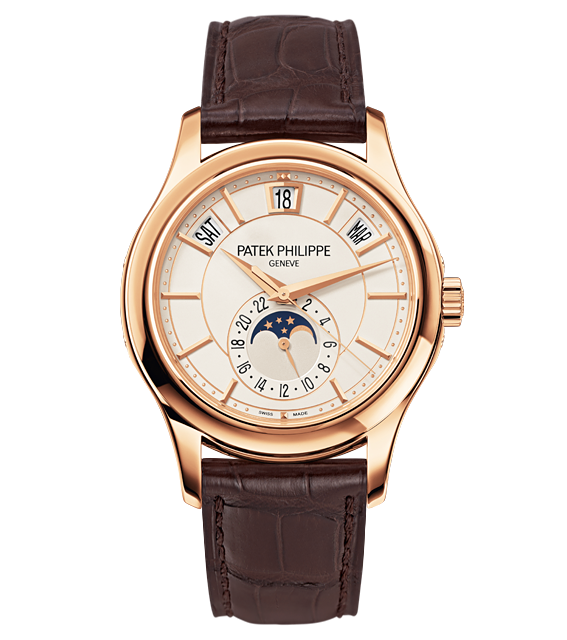 Patek Philippe 5205R-001 : Annual Calendar 5205 Rose Gold / White