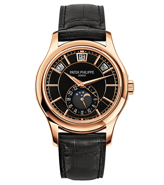 Patek Philippe 5205R-010 : Annual Calendar 5205 Rose Gold / Black