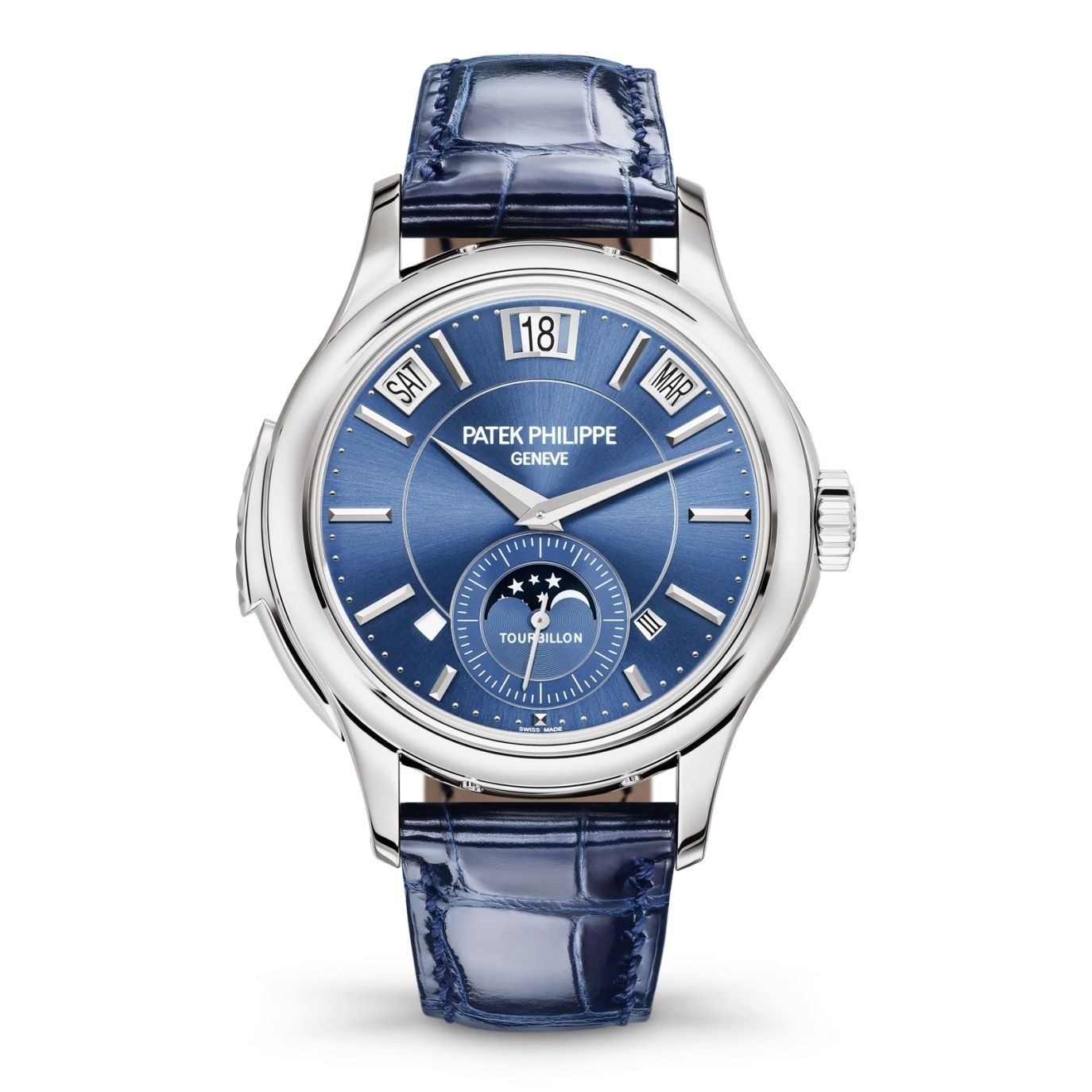 Patek Philippe 5207G-001 : Tourbillon Minute Repeater Perpetual Calendar 5207 White Gold / Blue