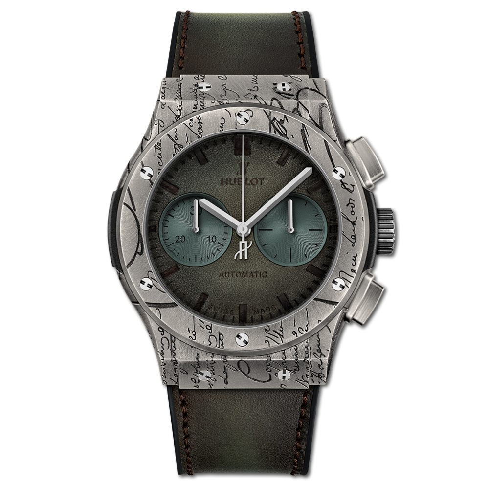 Hublot 521.NX.05IB.VR.BER19 : Classic Fusion 45 Chronograph Berluti Cold Brown