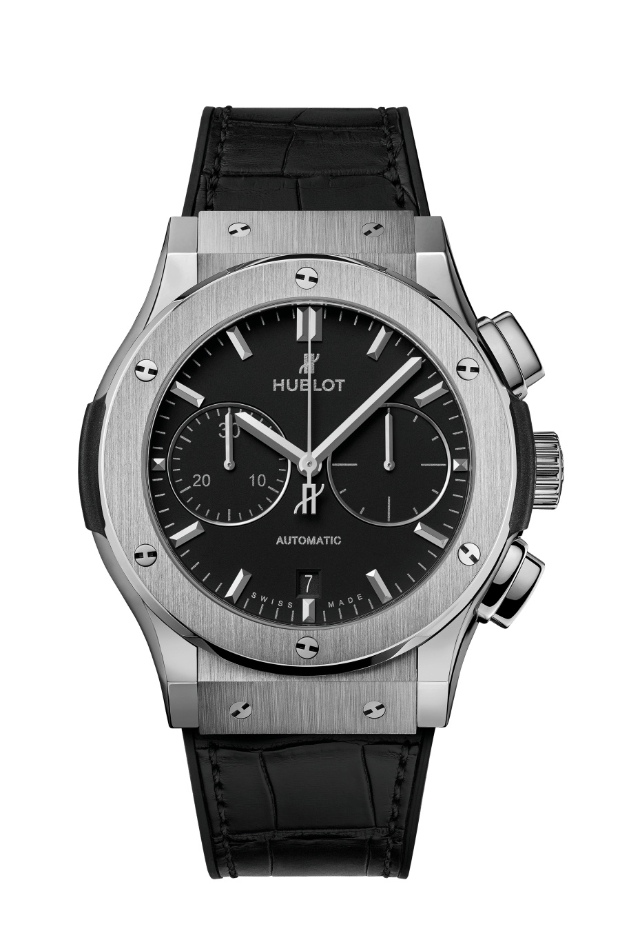 Hublot 521.NX.1171.LR : Classic Fusion 45 Chronograph Titanium / Black / Alligator