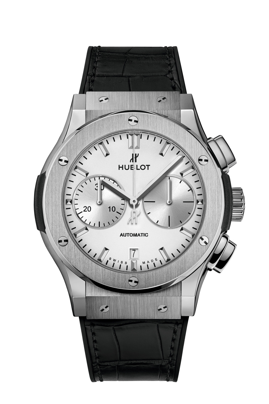 Hublot 521.NX.2611.LR : Classic Fusion 45 Chronograph Titanium / Opalin / Alligator