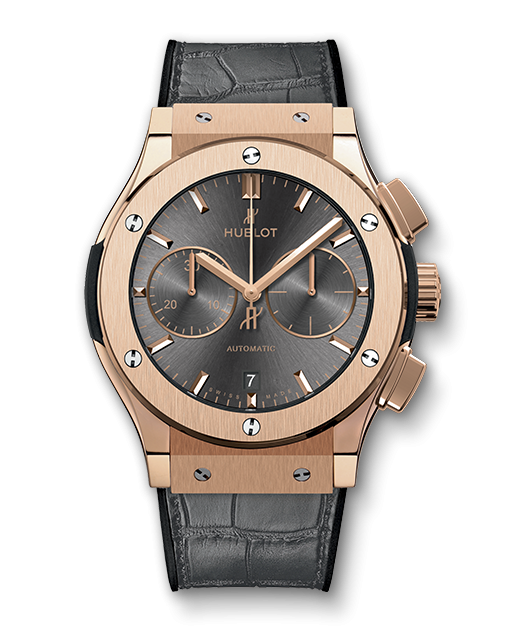 Hublot 521.OX.7081.LR : Classic Fusion 45 Chronograph King Gold / Racing Grey