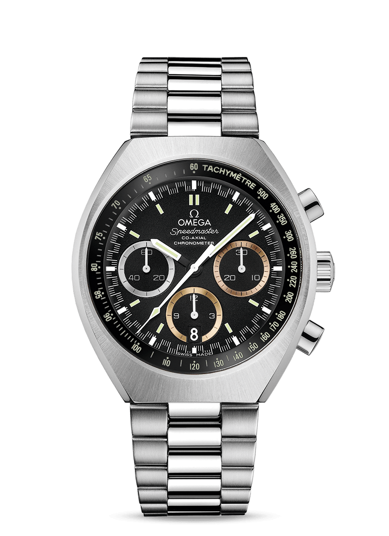 Omega 522.10.43.50.01.001 : Speedmaster Mark II Co-Axial Chronograph Stainless Steel / Black / Bracelet / Rio 2016